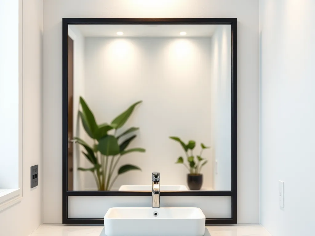 Na jakiej wysokości powiesić lustro w łazience?