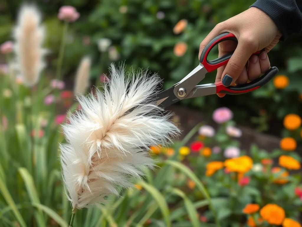 Jak przycinać trawę pampasową?