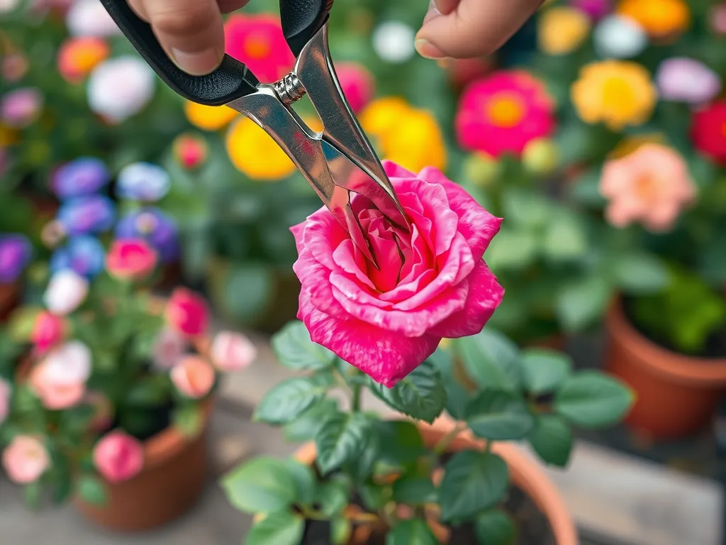 Jak przycinać róże w doniczce?