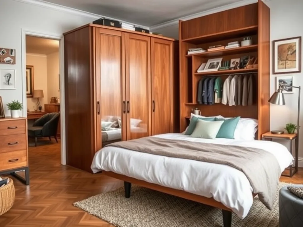 Łóżko chowane w szafie – zrób to sam