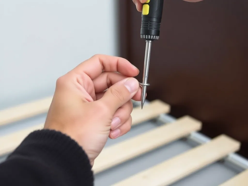 Jak naprawić zapadnięte łóżko?