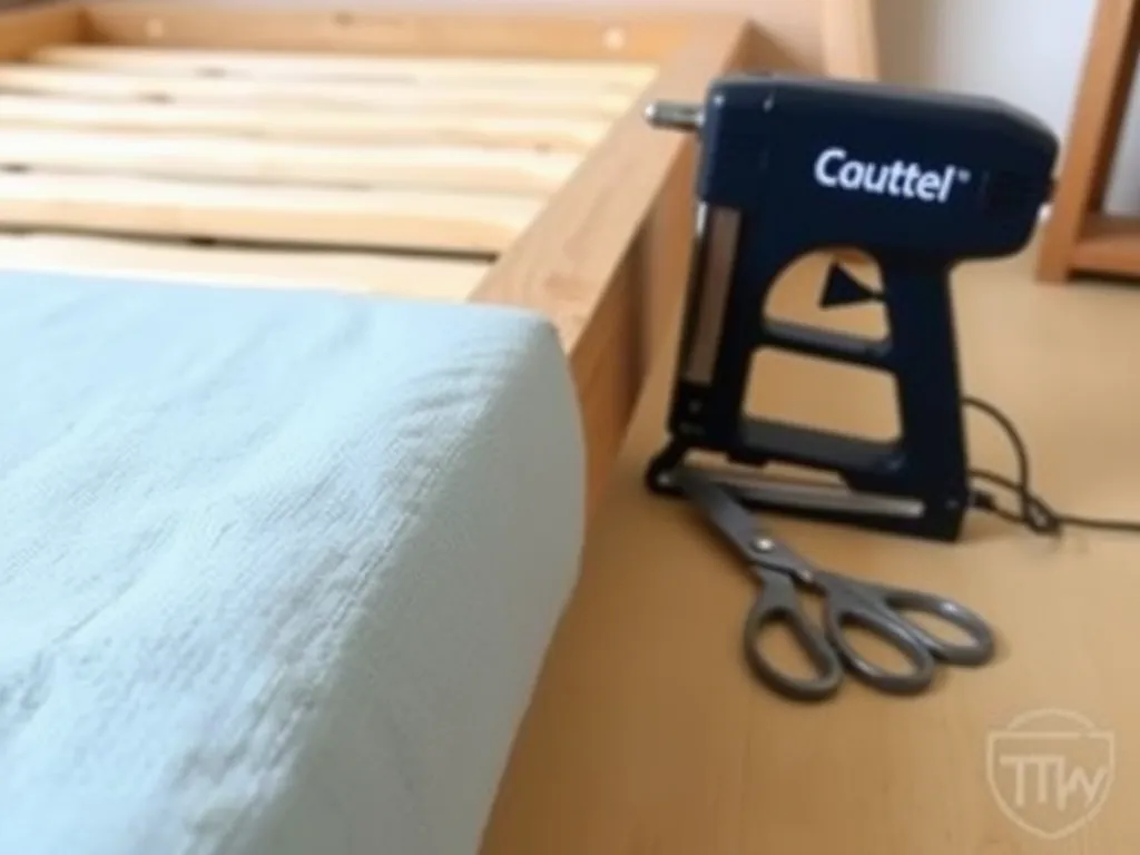 Jak obić łóżko materiałem?