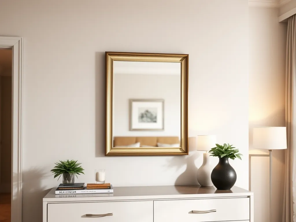 Lustro nad komodą – inspiracje, porady