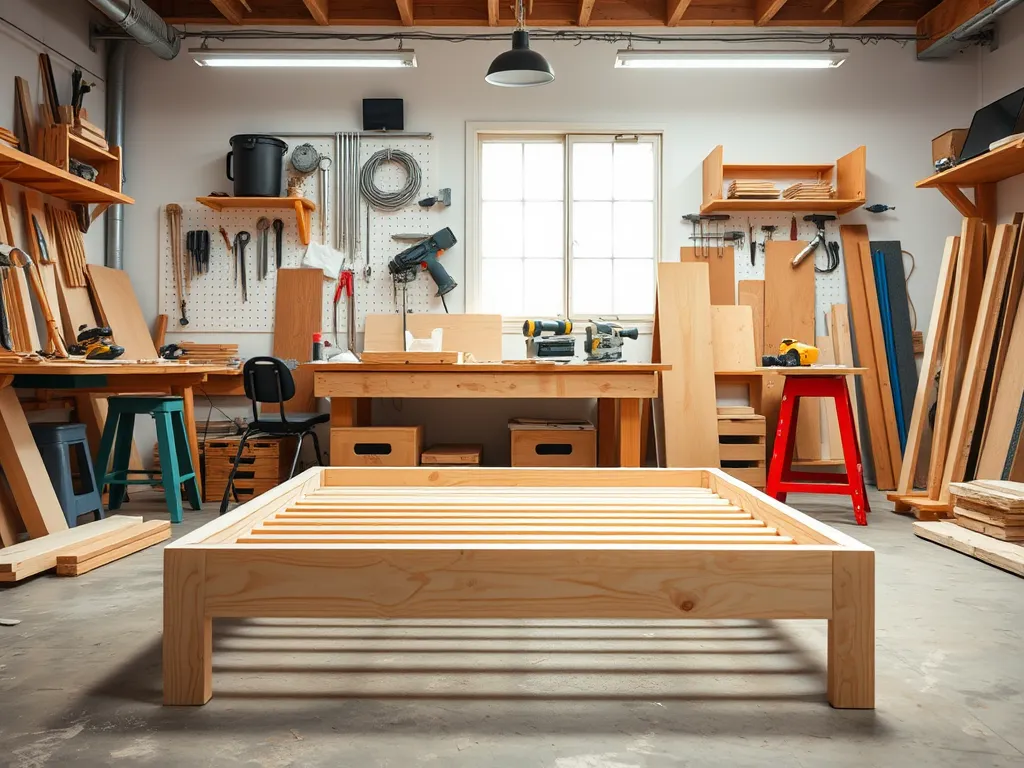 Jak zrobić łóżko z płyty meblowej?