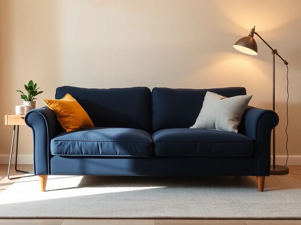 Jaki kolor ścian do granatowej kanapy?