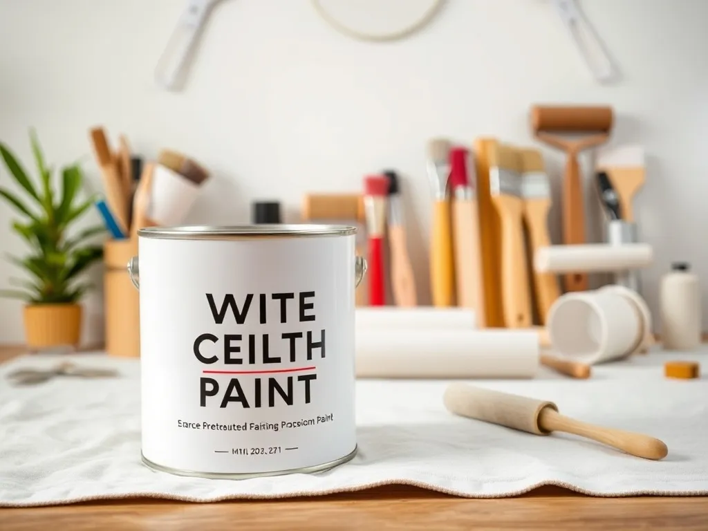 Biała farba do sufitu: jak wybrać najlepszą opcję do malowania?
