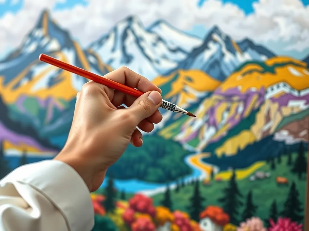 Malowanie po numerach XXL: odkryj duże obrazy na płótnie