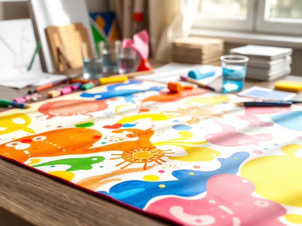 Mata do malowania wodą: kreatywna zabawa dla dzieci i rodziców