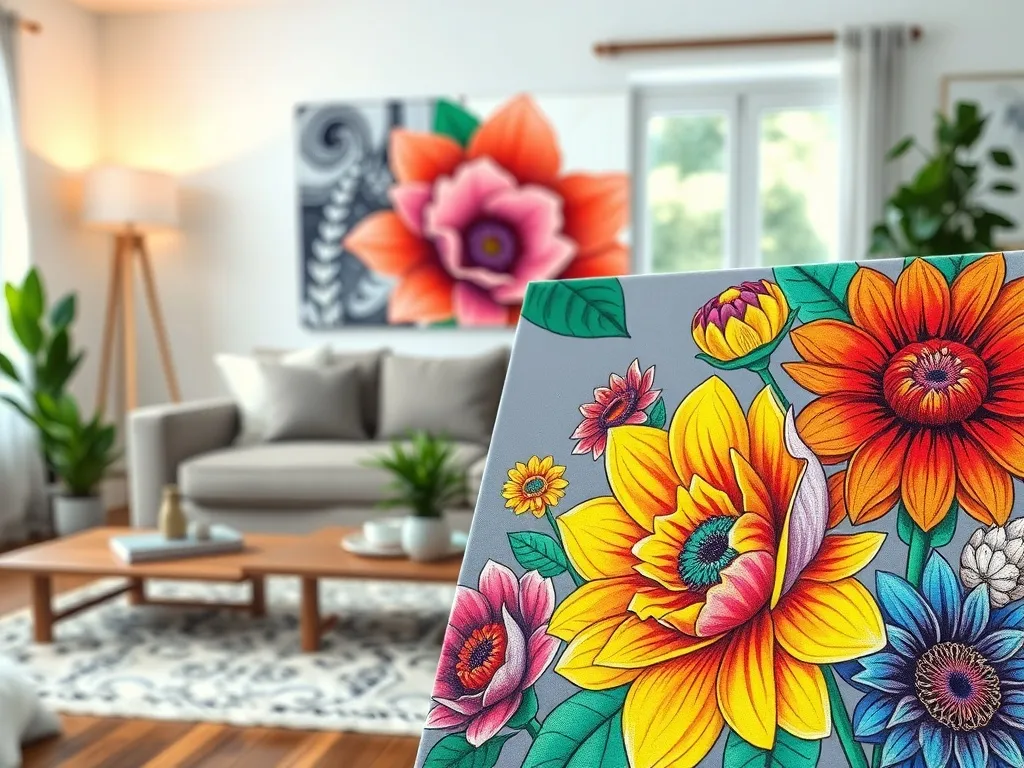 Malowanie po numerach kwiaty: odkryj piękno w swoim domu