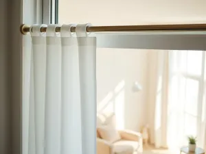 Jaka odległość firanki od ściany zapewni najlepszy efekt wizualny?