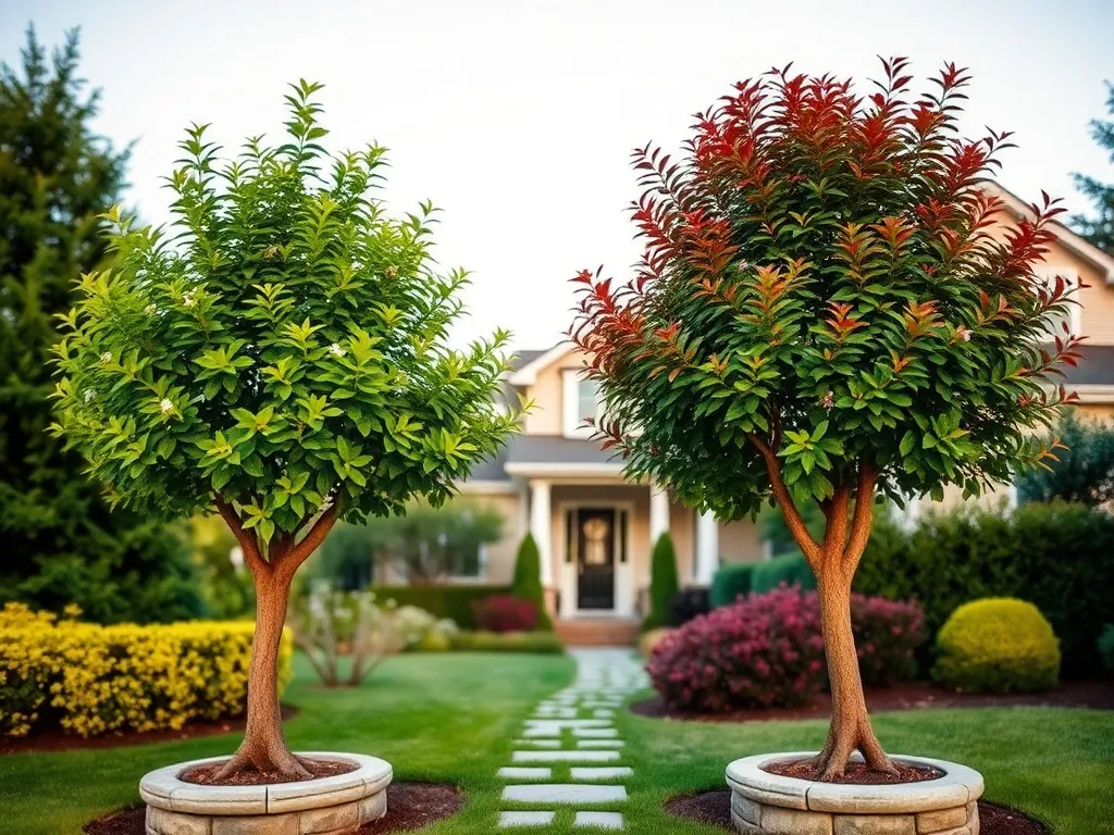 Drzewka ozdobne na pniu przed domem: jak je wybrać i sadzić?