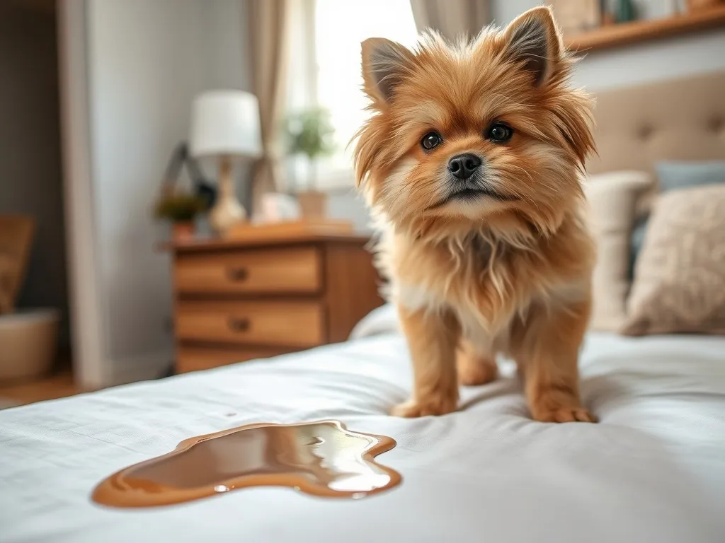 Dlaczego pies sika na łóżko? Przyczyny i co z tym zrobić