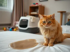 Dlaczego kot sika na łóżko? Przyczyny i co z tym zrobić