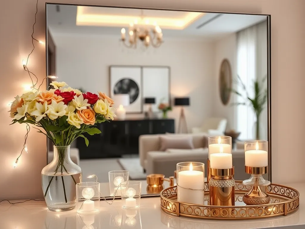 Jak ozdobić lustro bez ramy?